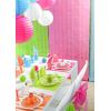 10 assiettes en carton rayées - exemple