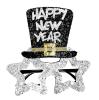 Lunettes de fête "Happy New Year" - argenté - 1 