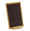 Ardoise en bois personnalisable avec présentoir 15 x 10 cm - doré