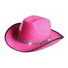 Chapeau de cow-girl rose vif - 1 