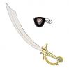 Épée de pirate 45 cm avec cache-oeil - 1 