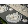 10 sets de table "Dentelle élégante" - blanc - exemple déco 1