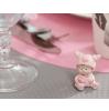 2 décos de table "Bébé adorable" rose - exemple