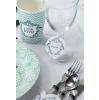 12 cartons personnalisables ronds "With love" - bleu exemple