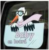 Autocollant fenêtre "Baby on Board" 35 cm