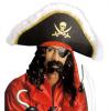 Moustache autocollante "Dangereux pirate" avec perles - 3