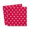 20 serviettes "Happy Day"  - rouge