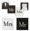 20 serviettes "Mr & Mrs"