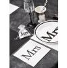 20 serviettes "Mr & Mrs" - Mrs exemple 2