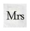 20 serviettes "Mr & Mrs" - Mrs