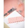 20 serviettes "Motifs abeille" - corail - exemple déco