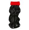 Bandana avec cheveux bouclés - noir - 2 