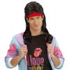 Bandana avec cheveux bouclés - noir - 3 