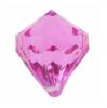 6 diamants de déco "Pierres précieuses colorées" - rose vif