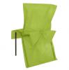 10 housses de chaise avec noeud en intissé - vert