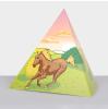 Déco de table pyramide "Chevaux" 13,5 cm 5 pcs - face 1