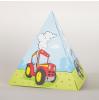 Déco de table pyramide "Tracteur" 13,5 cm 5 pcs - face 2