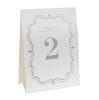 Cartons de table "Vintage" 1 - 10 - blanc - vue détaillée