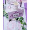 6 cartons de table "With love" - Exemple