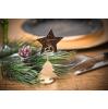 Porte-nom "Sapin de Noël" 2 pcs. - doré