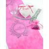 Chemin de table "Just Married" 5 m - rose vif