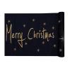 Chemin de table "Merry Christmas" 5 m - noir