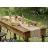 Chemin de table "Ambiance rustique" 5 m - naturel - exemple