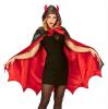 Cape avec capuche "Diable" 124 cm