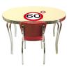 Set de table "Panneau de limitation de vitesse 60" 30 cm 8 pcs - exemple