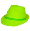 Chapeau Trilby fluo UV - vert