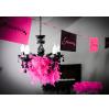 Guirlande de fanions "Pink Glamour" 6 m - exemple