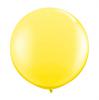 Ballon de baudruche XL unicolores 90 cm - jaune