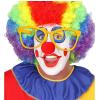 Lunettes de clown XXL - jaune - 2 