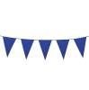 Guirlande de fanions XXL unicolore 10 m - bleu