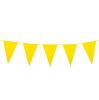 Guirlande de fanions XXL unicolore 10 m - jaune