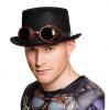 Chapeau haut de forme "Steampunk" avec lunettes